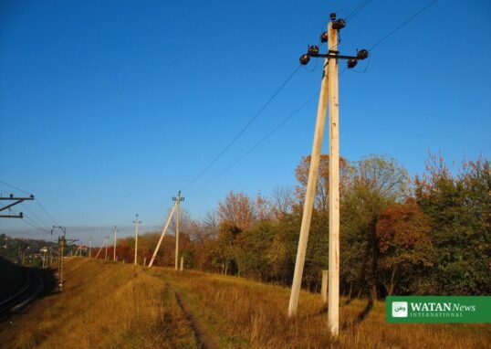 Trump energy ceasefire claim — electricity pylons in Ukraine (illustrative)