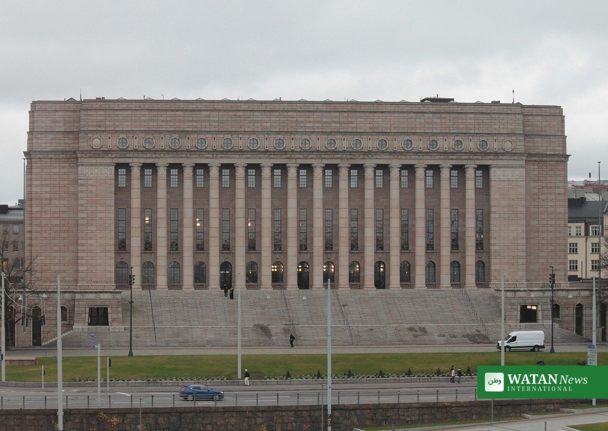 Parlamentsbygningen Helsinki detalje