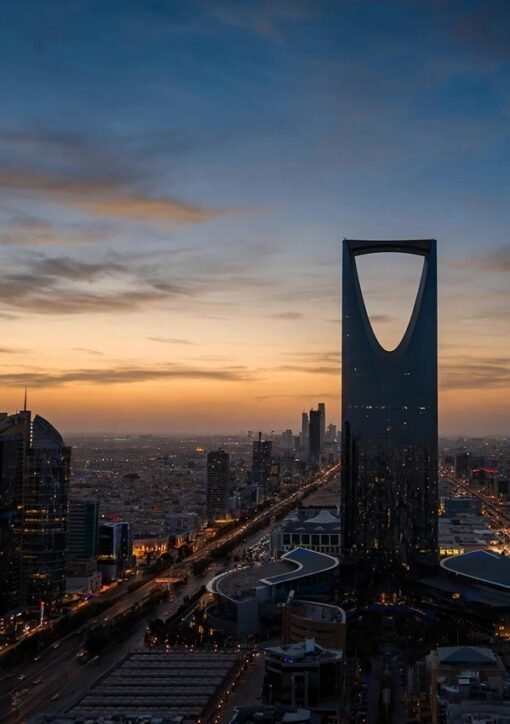 Riyadh skyline at dusk — Saudi rejects Israeli offer