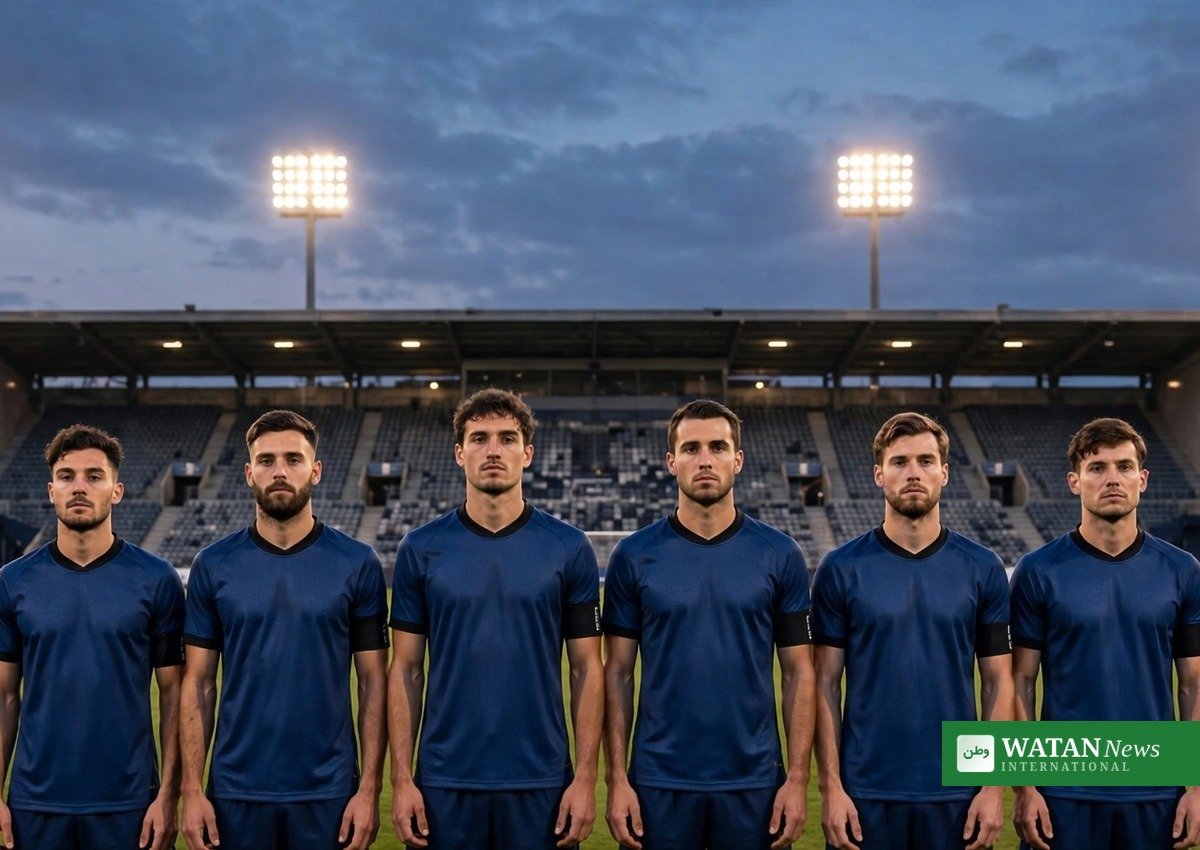 Israel sorte armbind — Israels landshold med sørgebind klar til Nations League-kampen mod Irland