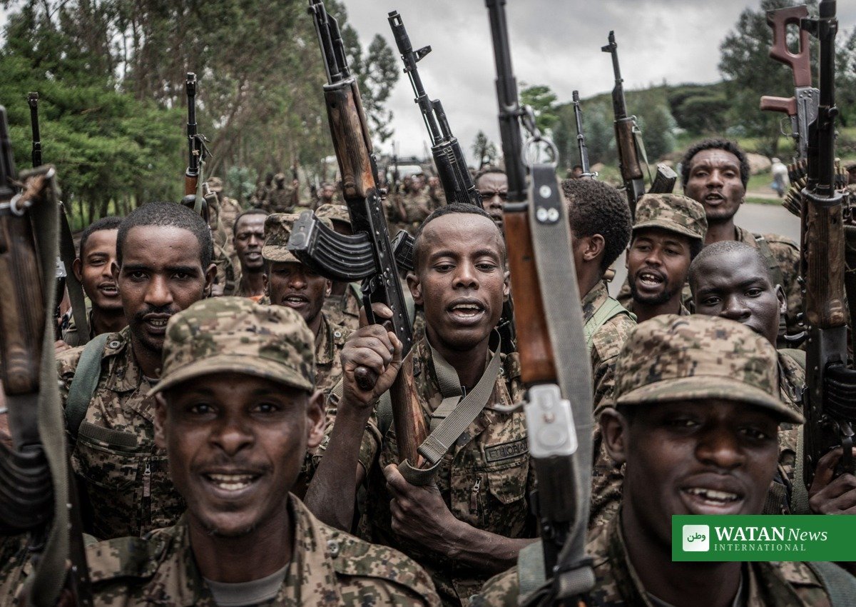Ethiopian soldiers in Tigray as federal forces retook Mekelle