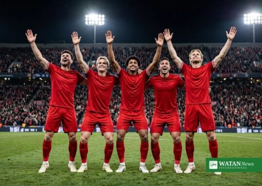 Brian Riemer – Danmarks landshold fejrer 1-0-sejren over Wales i Cardiff