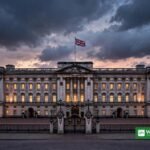 Buckingham Palace at dusk — Prince Andrew legal funding row