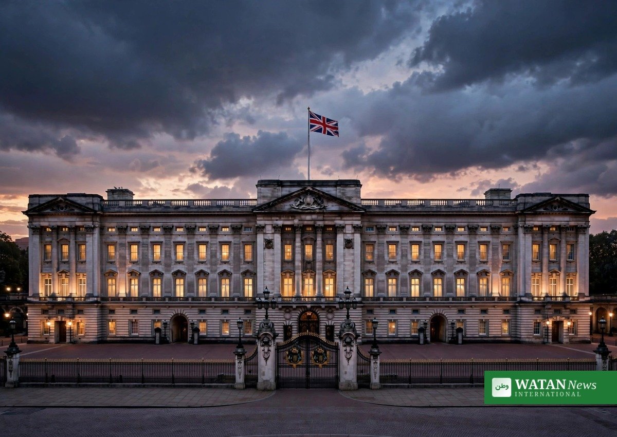 Buckingham Palace at dusk — Prince Andrew legal funding row