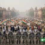 Rahul Gandhi anholdt – INDIA-blokkens protestmarch mod valgkommissionen i New Delhi (illustrationsbillede)