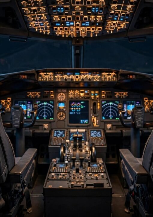 Cockpit of a commercial airliner – the Flydubai attack investigation centres on the cockpit assault aboard Flight FZ1073