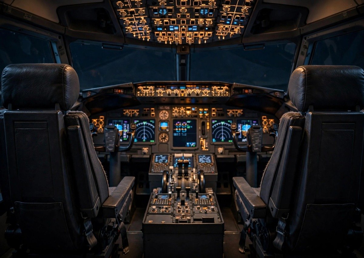 Cockpit of a commercial airliner – the Flydubai attack investigation centres on the cockpit assault aboard Flight FZ1073