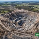 Mount Pleasant coal mine: aerial view of the Hunter Valley open-cut mine whose expansion was invalidated by Australias High Court
