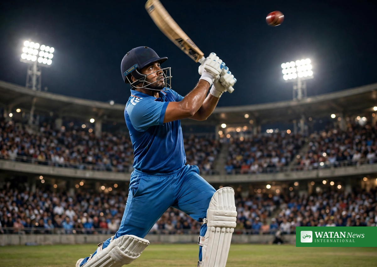 Abhishek Sharma century India New Zealand T20 Wellington