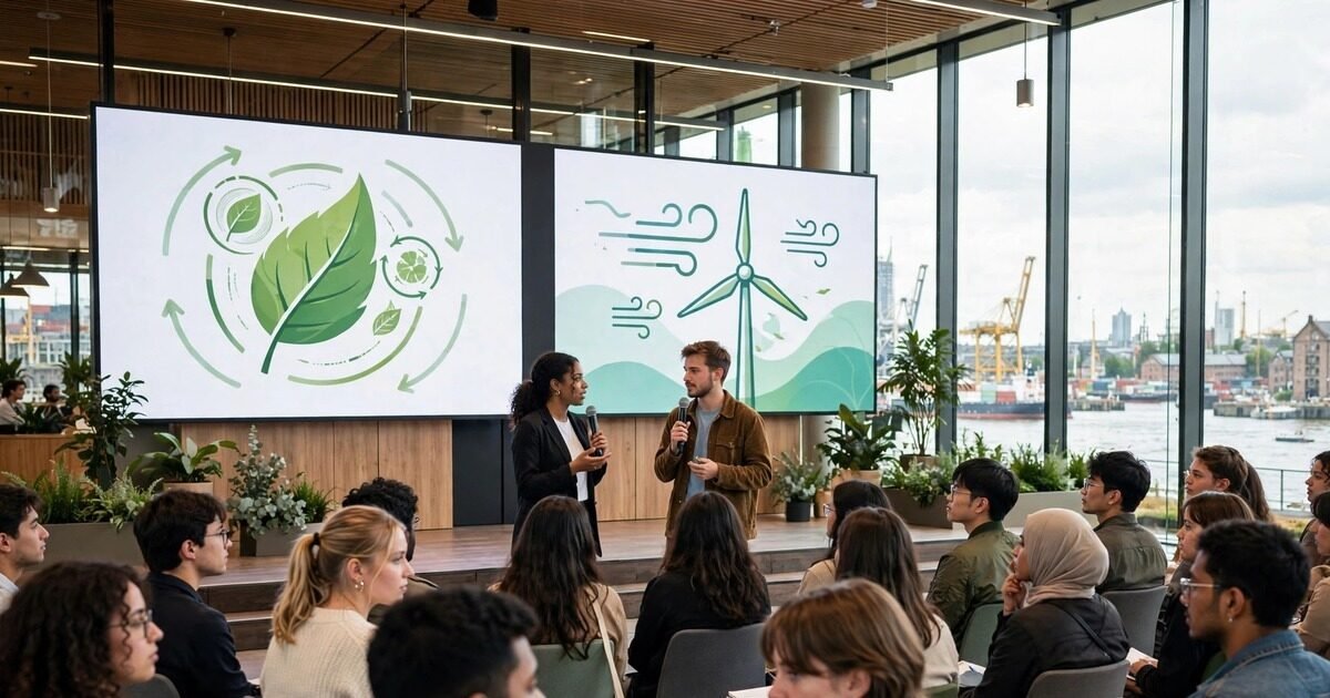 Hamburg Sustainability Conference Youth Ambassador-session med unge ledere