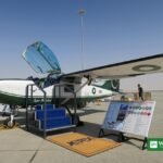 Mushshak training aircraft of Pakistan Army Aviation on display — the same aircraft type that crashed near Quetta