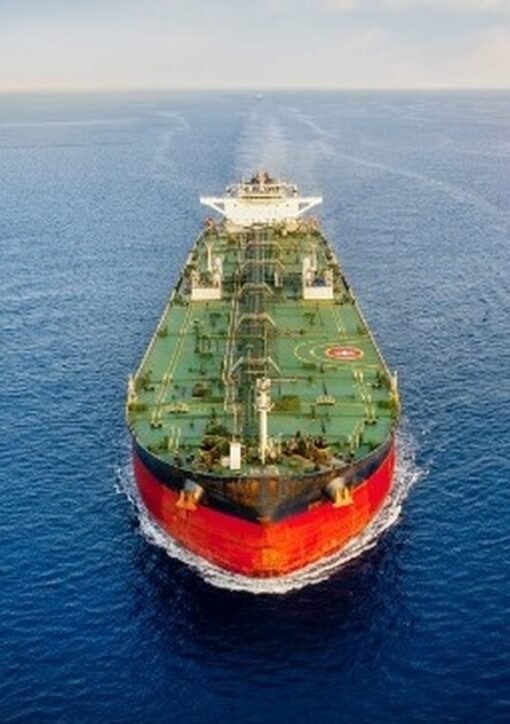 Oil tanker at sea in the Strait of Hormuz region — Gulf peace deal US Iran war