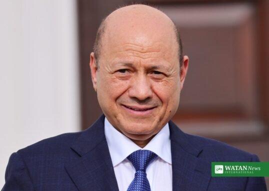 Yemen military operation Houthis — Rashad al-Alimi, head of Yemen's Presidential Leadership Council