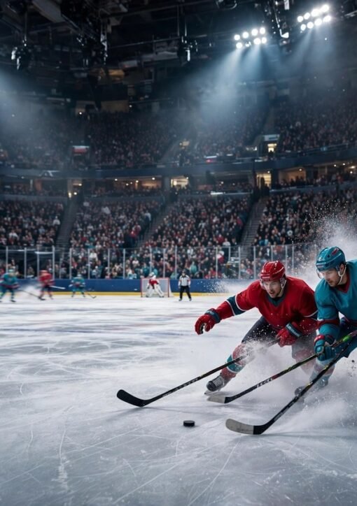 Ishockeykamp i fyldt arena – Anaheim Ducks mod Florida Panthers i NHL, Lars Eller Florida Panthers