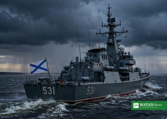 Putin Kaliningrad warning – Russian warship in the Baltic Sea