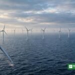 Baltic Power offshore wind farm turbines in the Baltic Sea, Poland's first offshore wind project