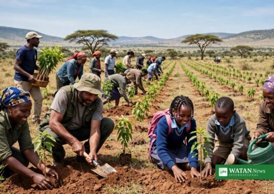 Kenya tree planting drive during National Mazingira Week 2026