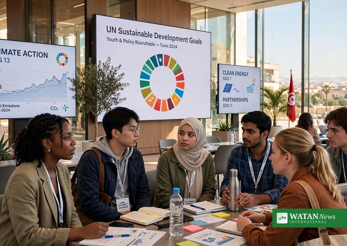 Globale bæredygtighedsambassadører ved Det Globale Bæredygtighedsforum 2026 i Tunis
