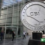 Iraq dinar devaluation: Central Bank of Iraq headquarters in Baghdad