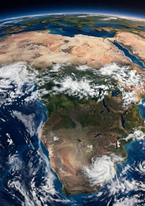 NiMet AfriGEO klimapris — satellitbillede af Afrika
