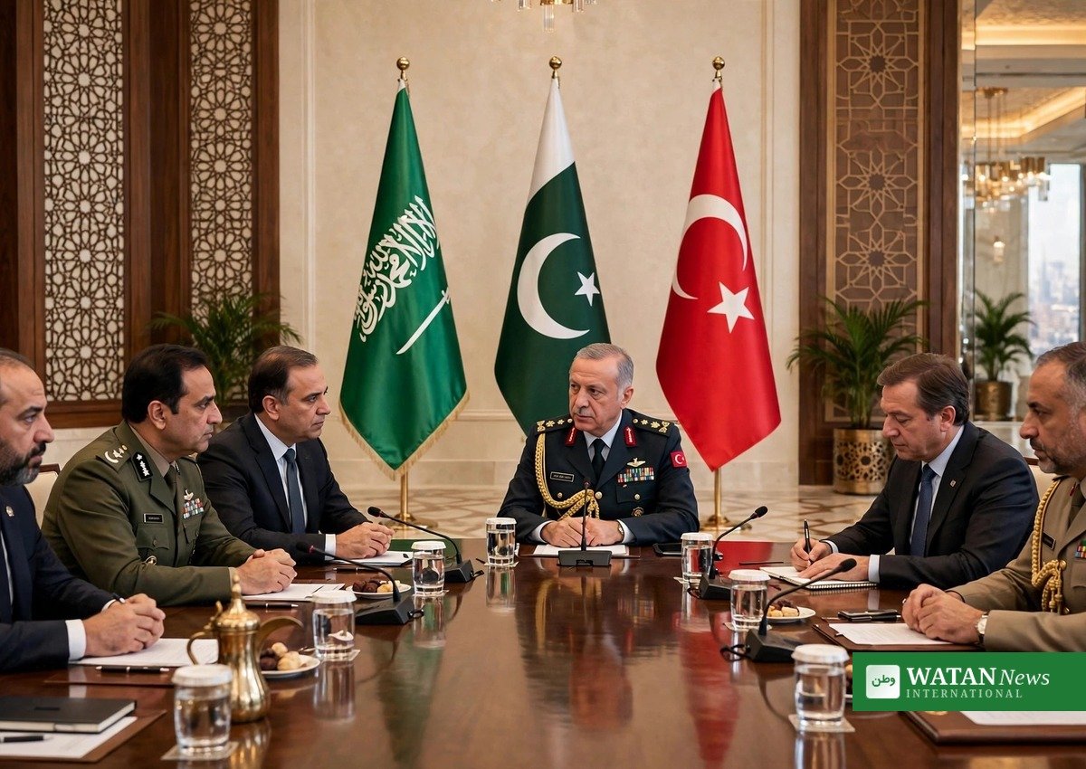 معاہدہ مکہ کی اسٹریٹجک سیاسی و دفاعی کمیٹی کا اجلاس — سعودی عرب میں فوجی تعیناتی