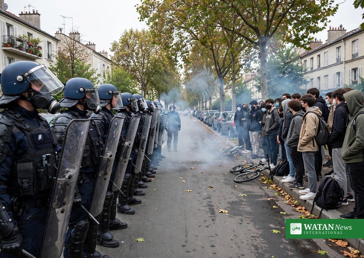 Uropoliti over for elever under franske gymnasier elevprotester