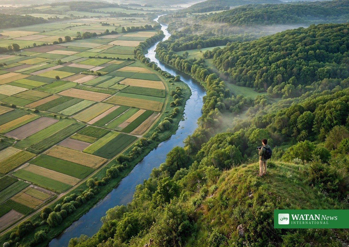 Diverse green landscapes where GLF ambassadors tell climate stories