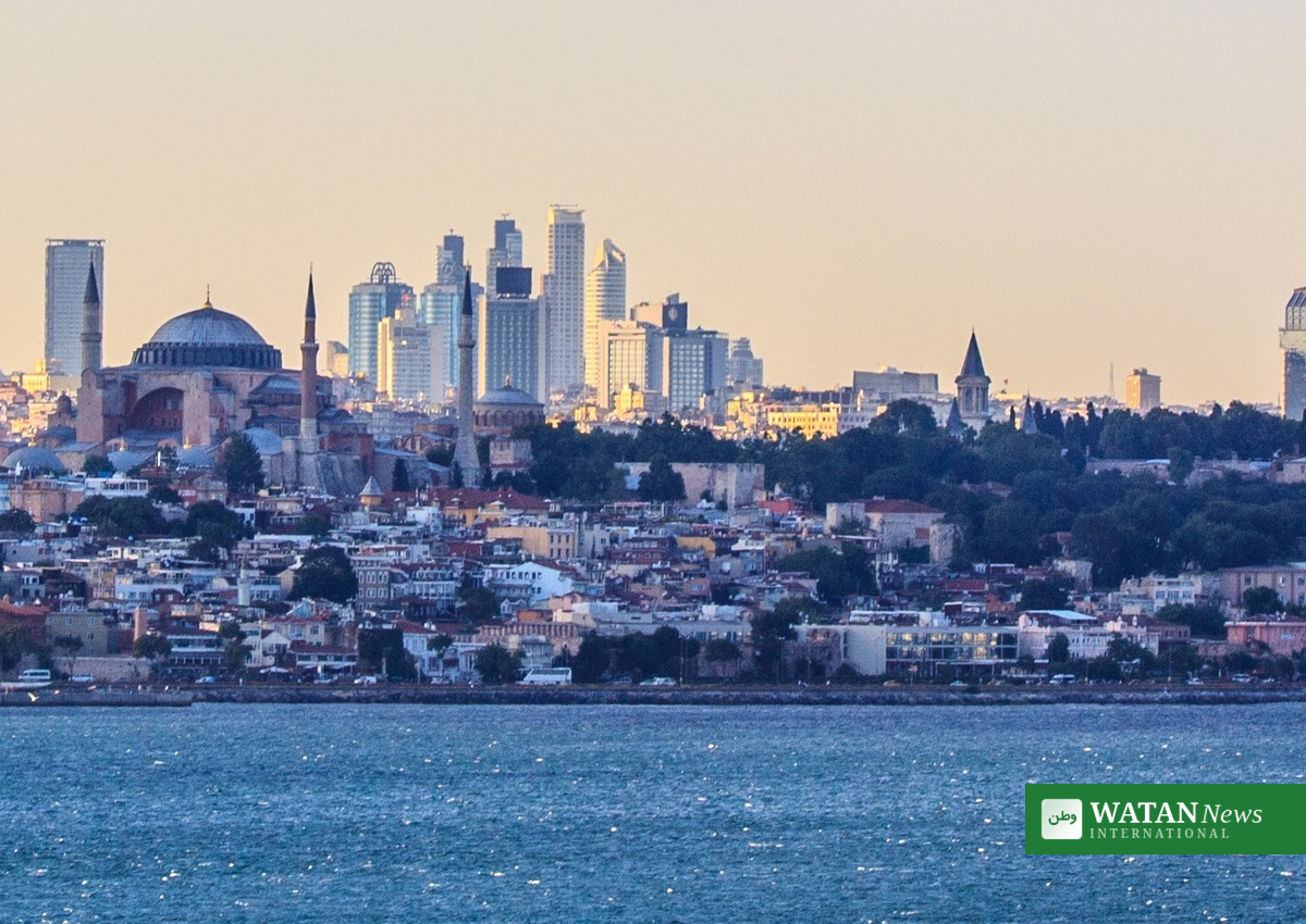 The Halk TV building in Istanbul, which Turkish police raided during the Halk TV police raid