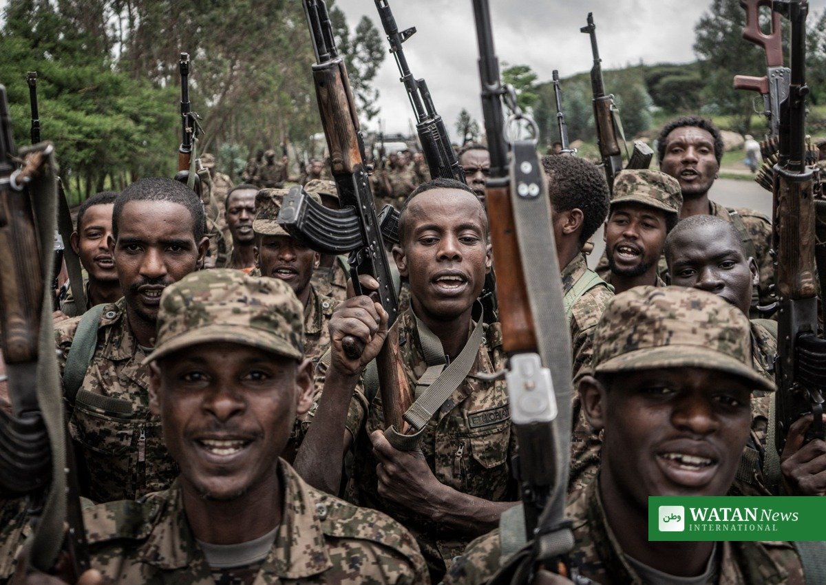 Ethiopian soldiers in Tigray as federal forces retook Mekelle