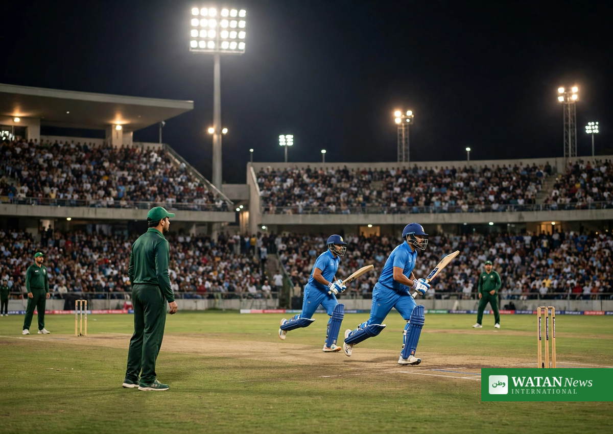 Abhishek Sharma century India New Zealand T20 Wellington batsmen running
