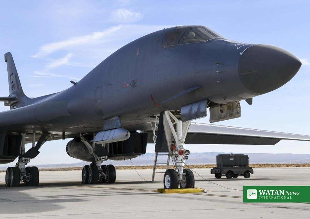 RAF Fairford terror plot: US B-1B bombers of the type stationed at RAF Fairford
