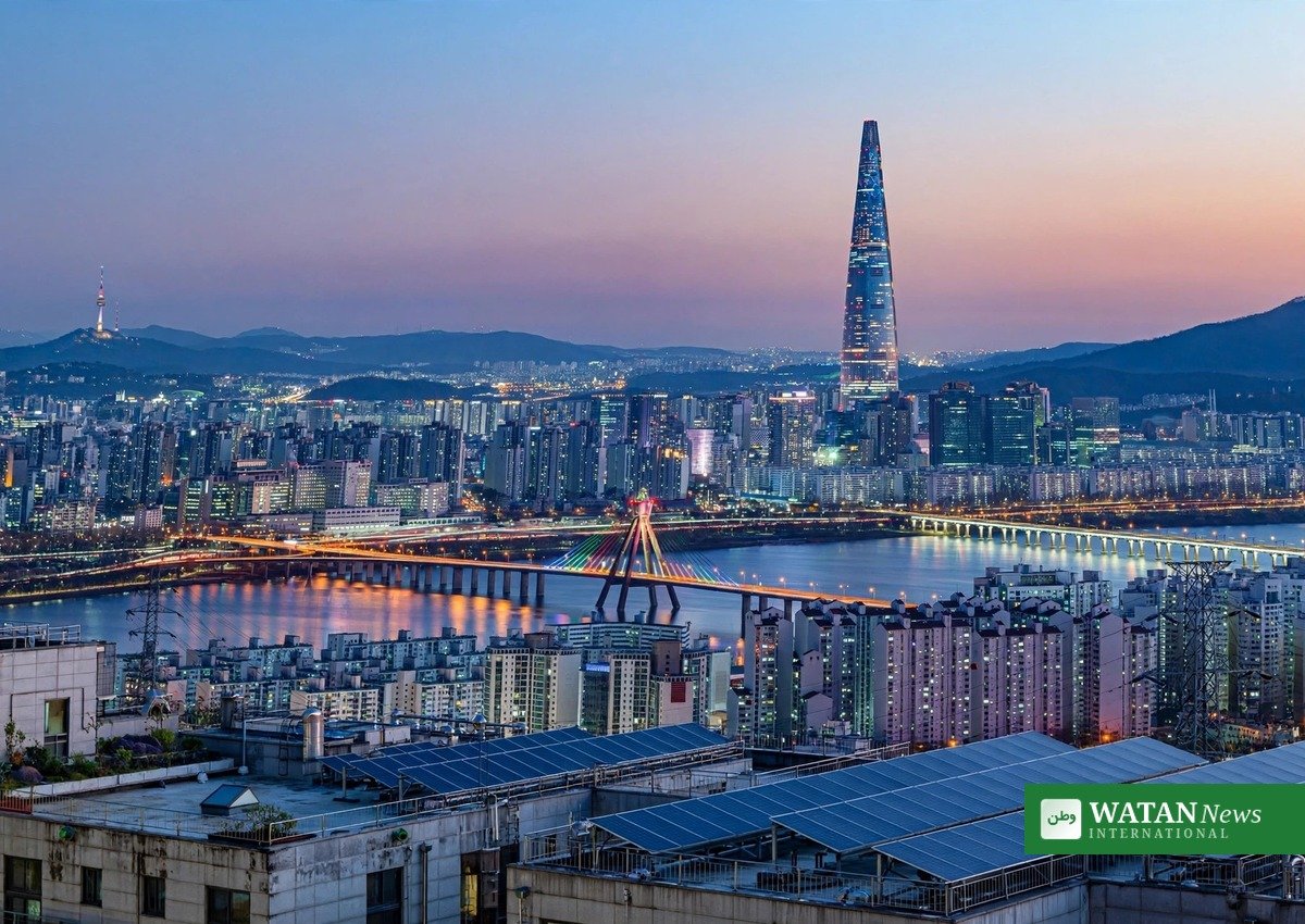 Seoul skyline at dusk — South Korea hosts the EU-Korea green transition forum ahead of COP31
