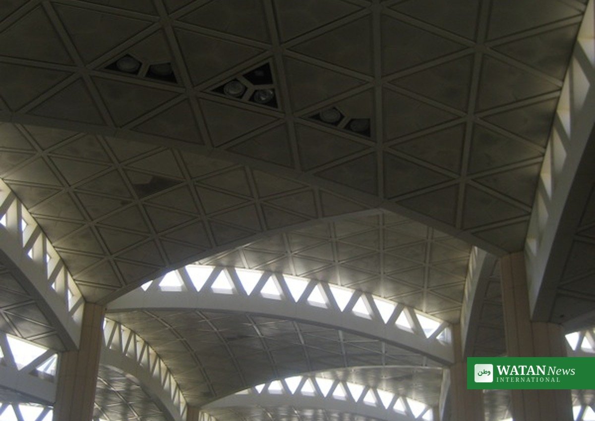Interior of Terminal 3 at King Khalid International Airport in Riyadh