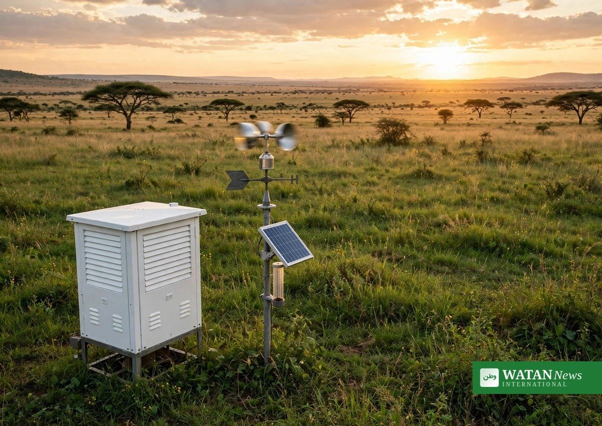 Automatic weather station in Africa — ground observations supporting NiMet early warning systems