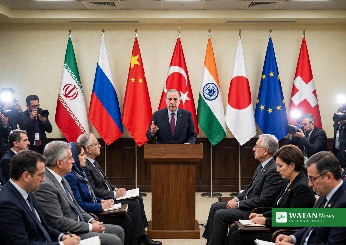 Iran's foreign minister addresses foreign ambassadors in Tehran — no military solution to the war with the US, says Araghchi