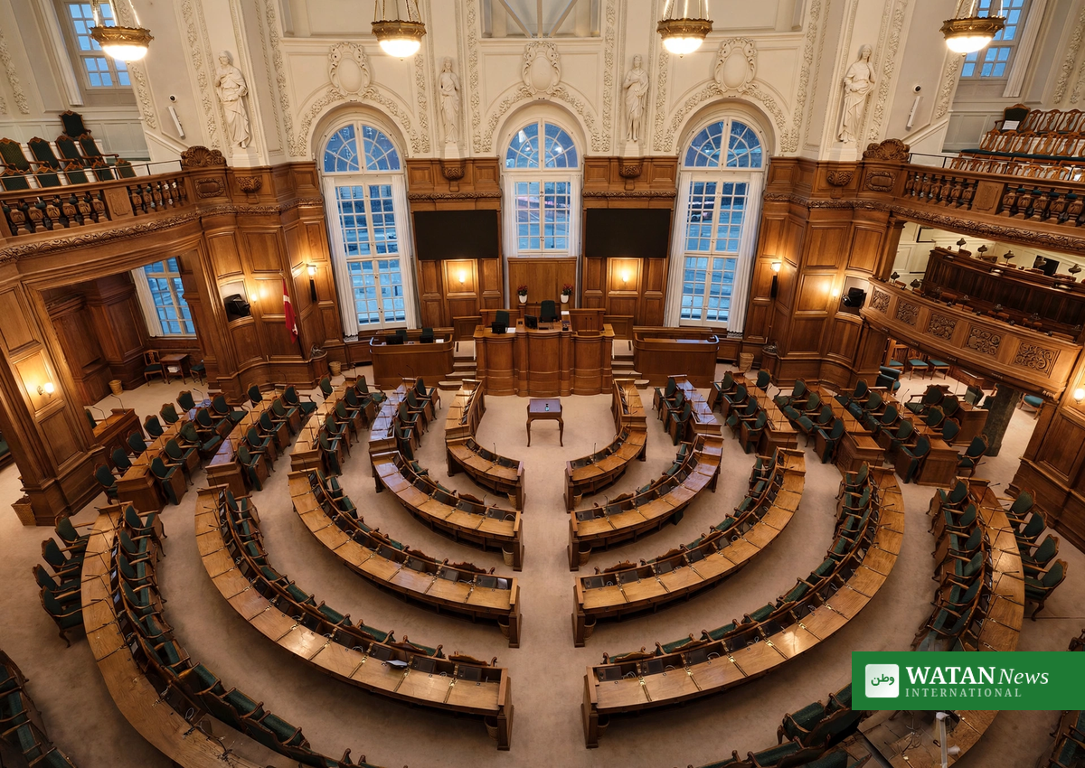 Venstre måling i bund – Folketingssalen på Christiansborg