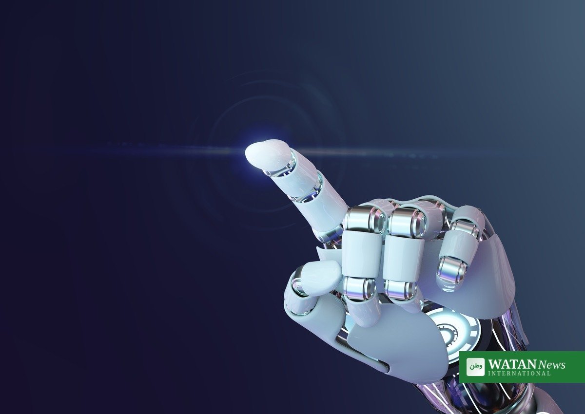 AI robot hand illustration for the AI safety hearing story