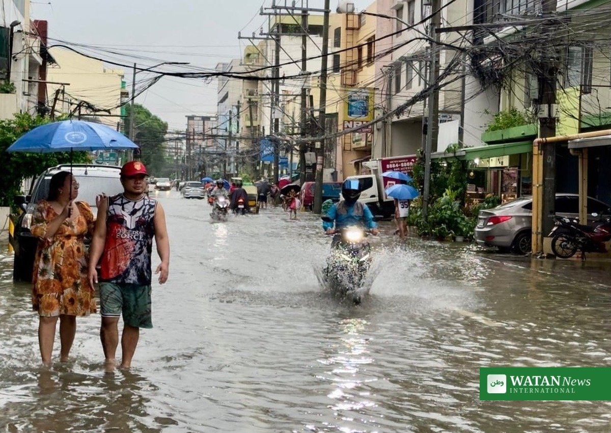 Typhoon Choi-Wan rain flooding in the Philippines