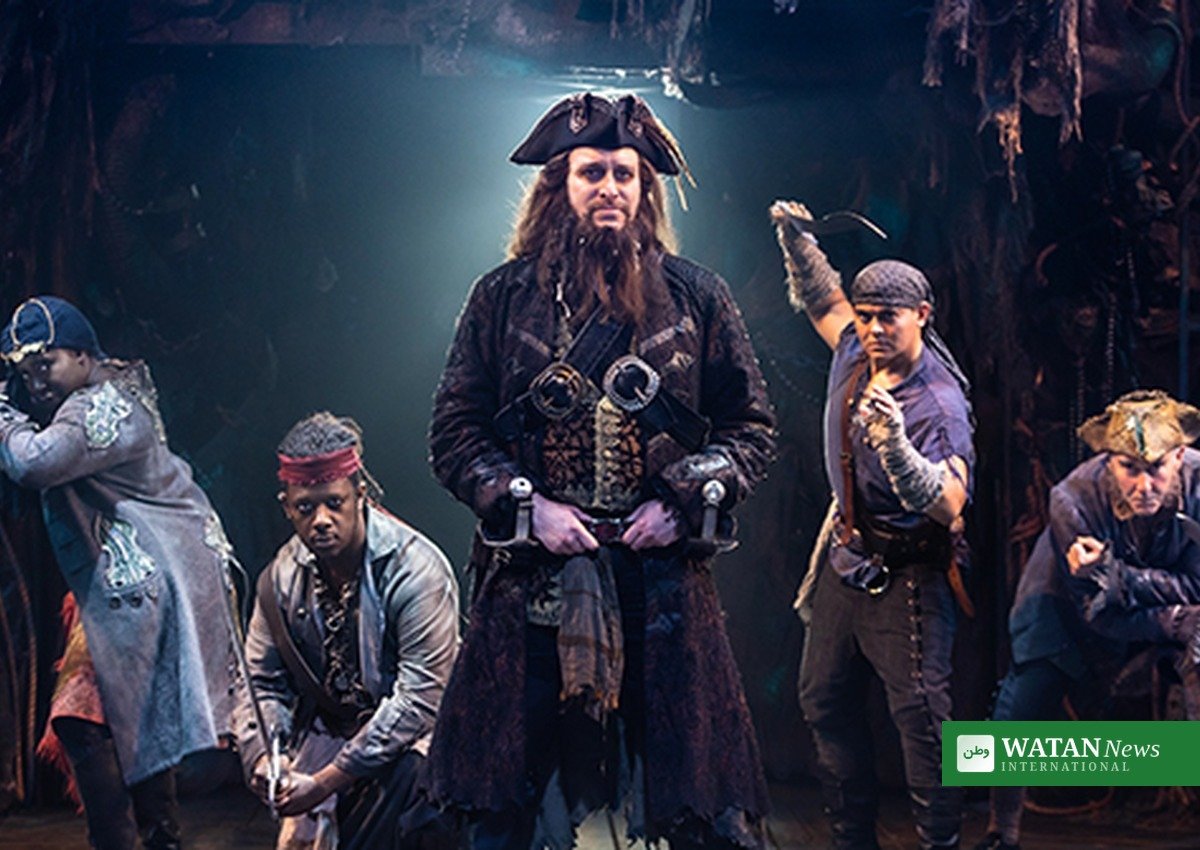 Piratmusicalen Fang vinden musical på scenen