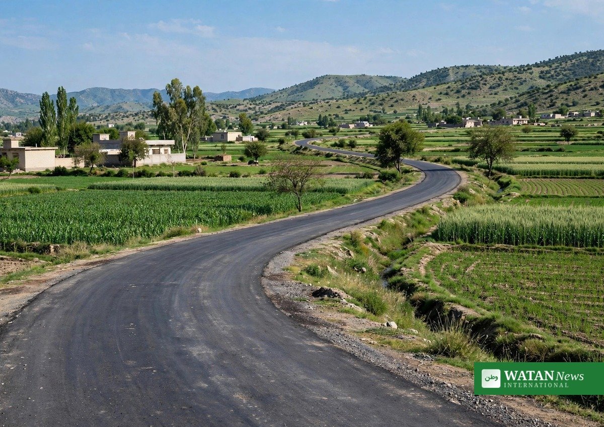 ہری پور میں تعمیر شدہ دیہی سڑک — چھوئی کھینتلہ-گرم تھون روڈ منصوبہ