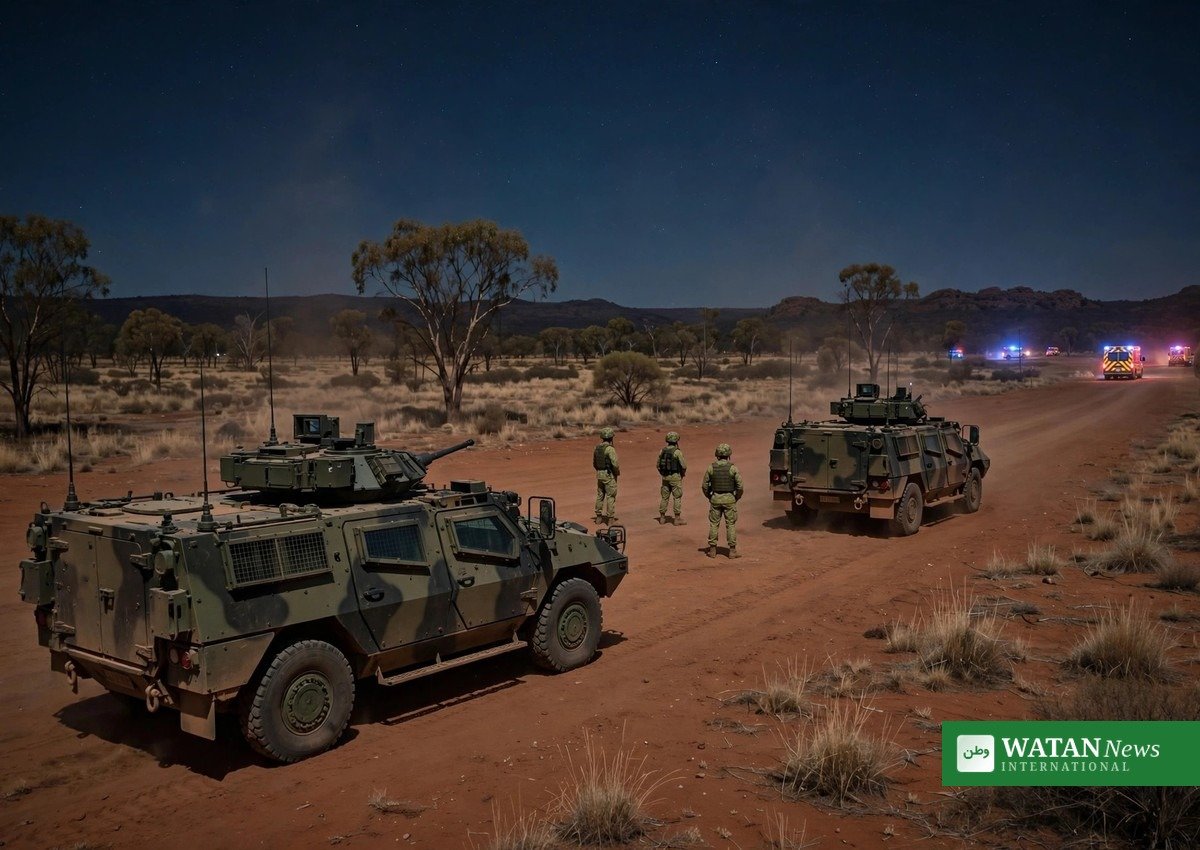 Medical helicopter evacuating soldiers after training exercise where Australian soldier killed
