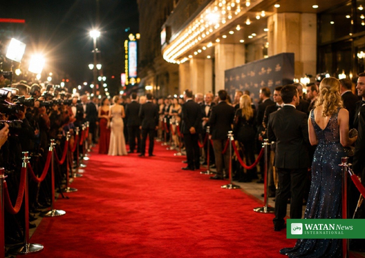 Red carpet at a film premiere as the Artificial film opens to critics