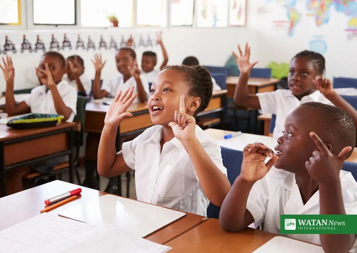 Denmark stateless children - school children in a classroom