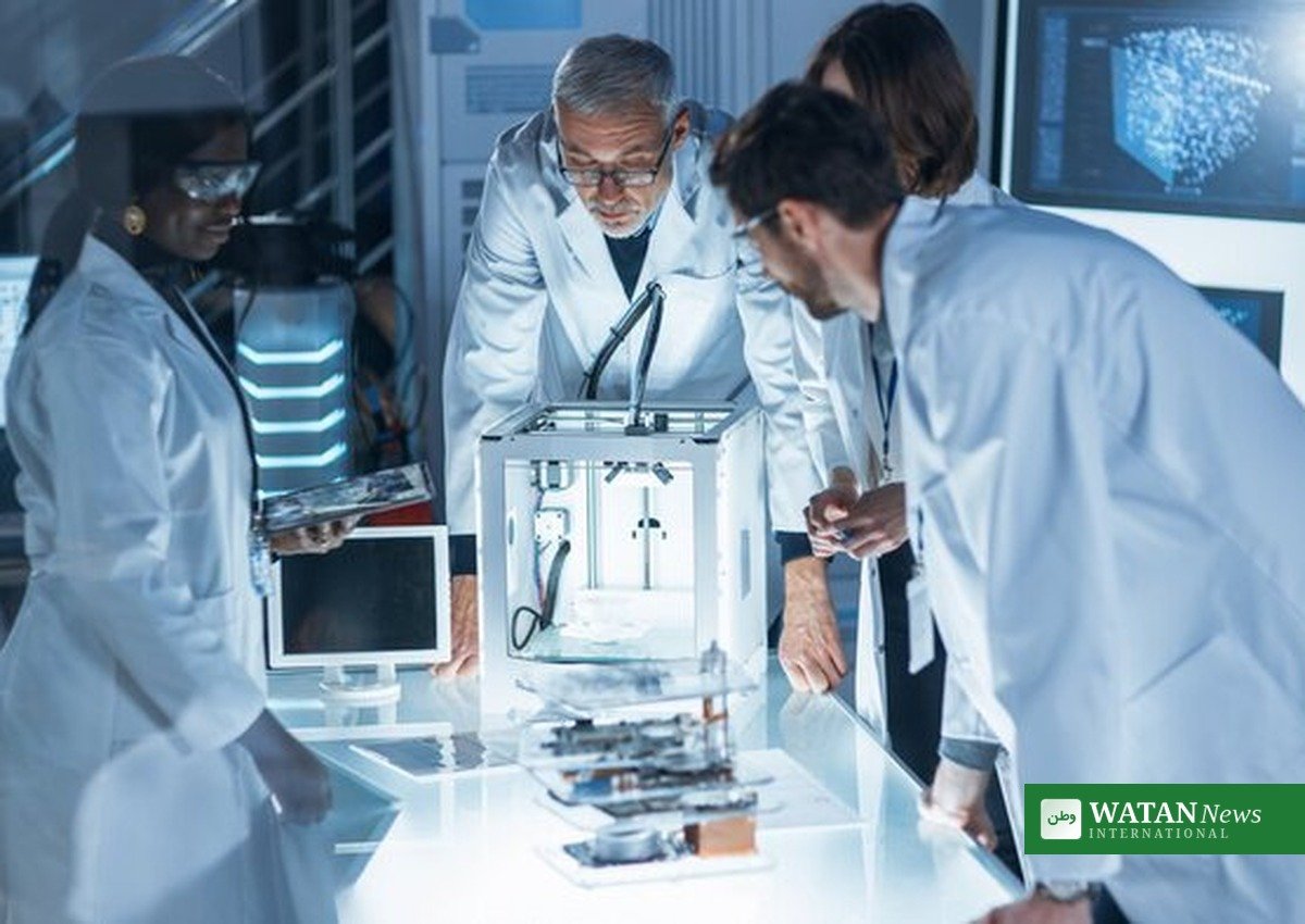 Startup team around a 3D printer — NSF Seed Fund supports early-stage deep-tech founders
