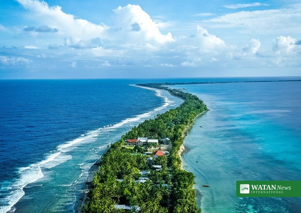Tuvalu island strip from above — Pre-COP31 puts Pacific priorities at the centre of COP31 talks