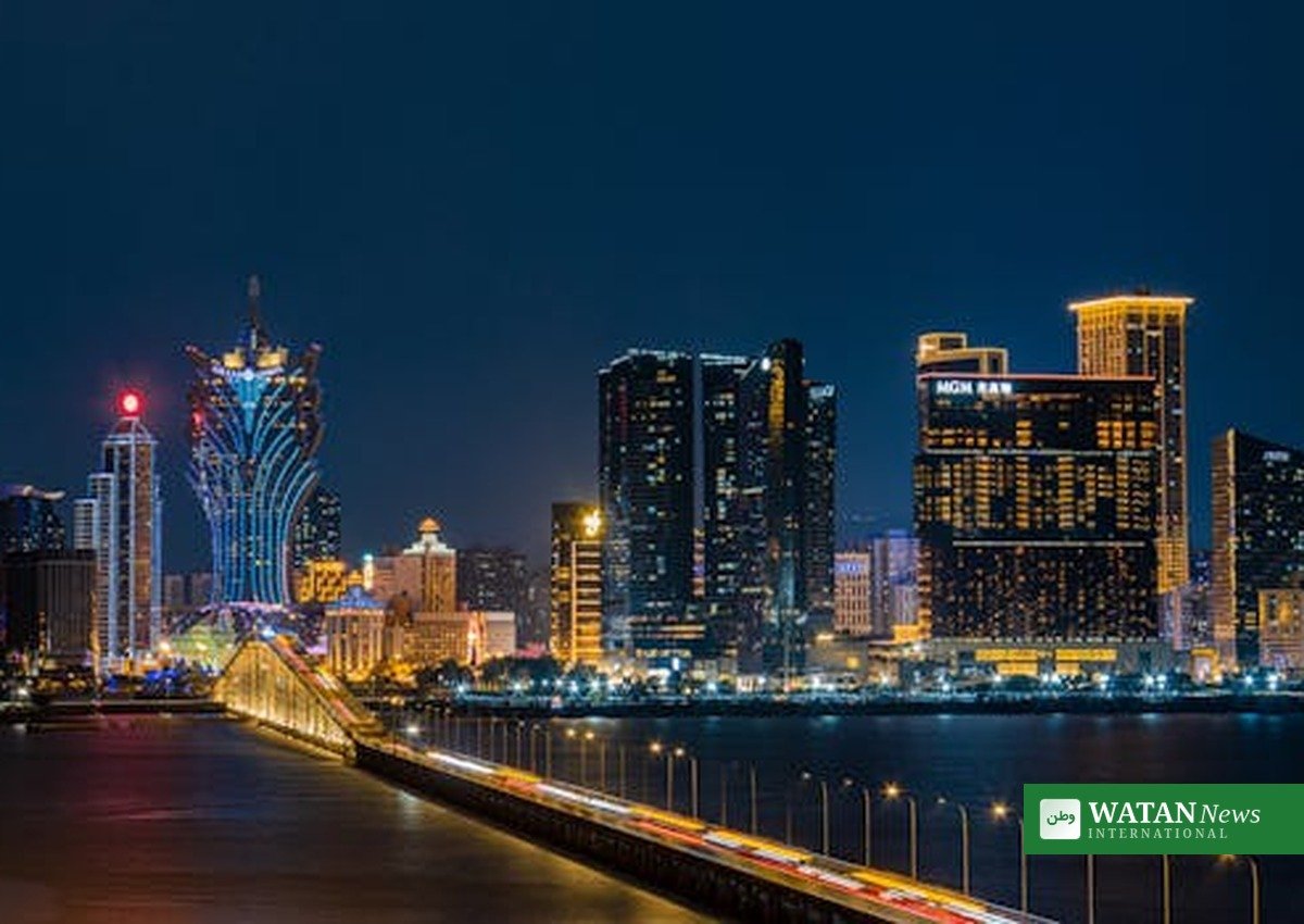 Macaus skyline ved nattetid – Macau Golden Week besøgstal