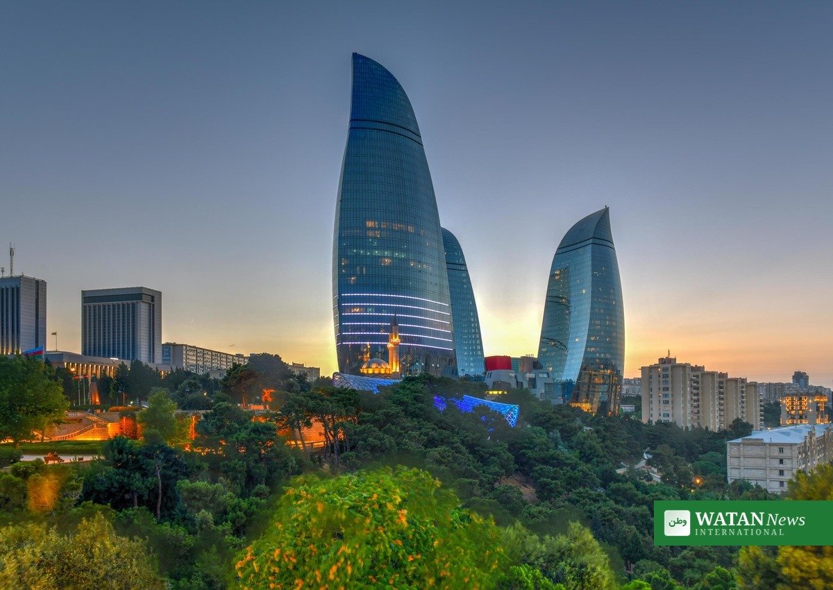 Flame Towers i Baku, Aserbajdsjan – Centralasien rejse