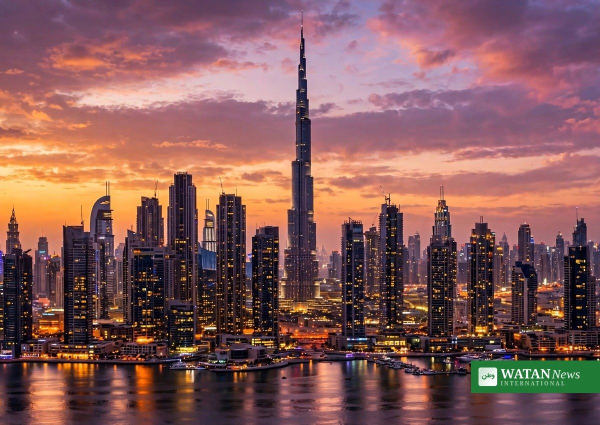 World best travel destinations - Dubai skyline at dusk