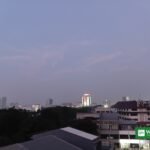 Central Jakarta skyline at dusk, Indonesia student protests Jakarta