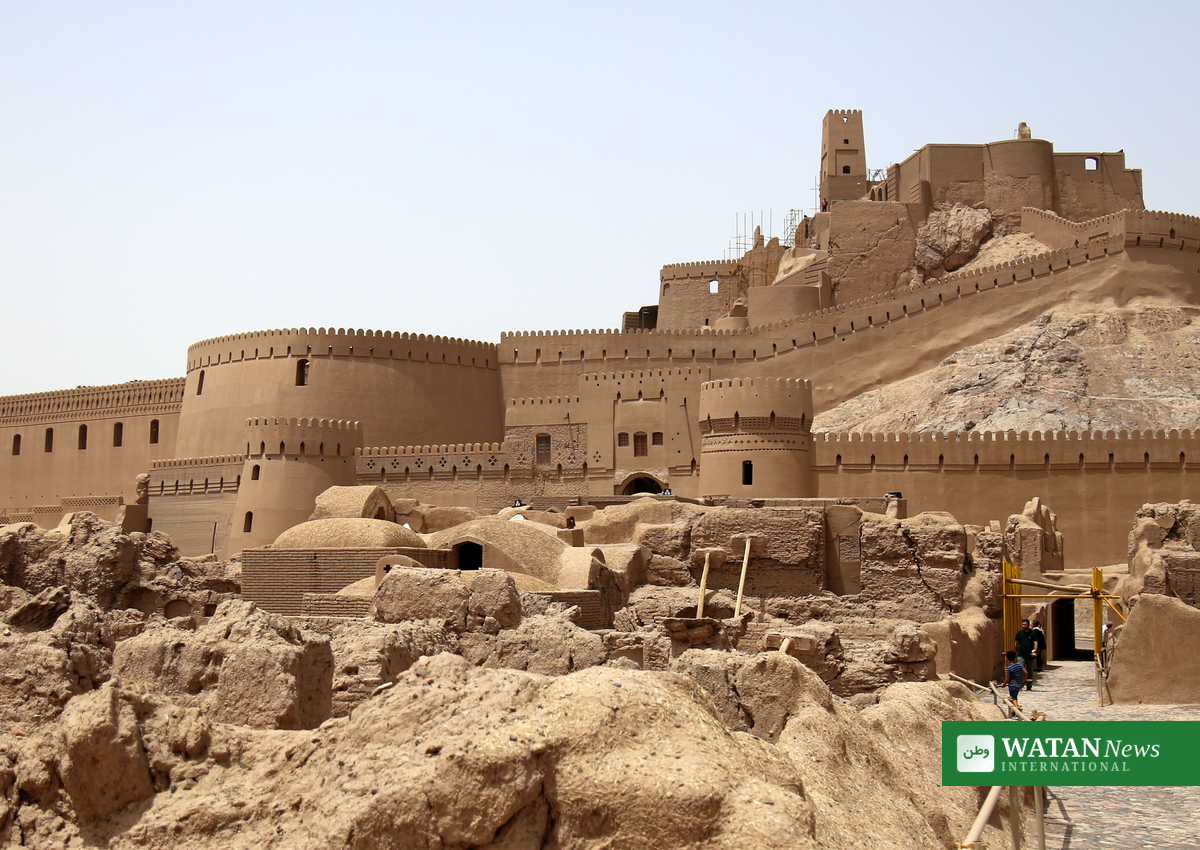 Historic citadel and old city in Kerman province, Iran, where Ali-Sina Mostafavi was executed